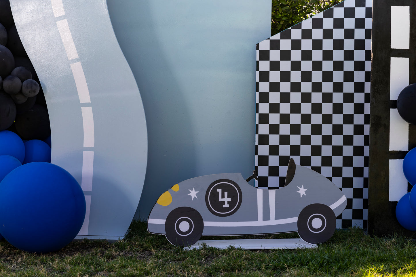 Racing backdrop